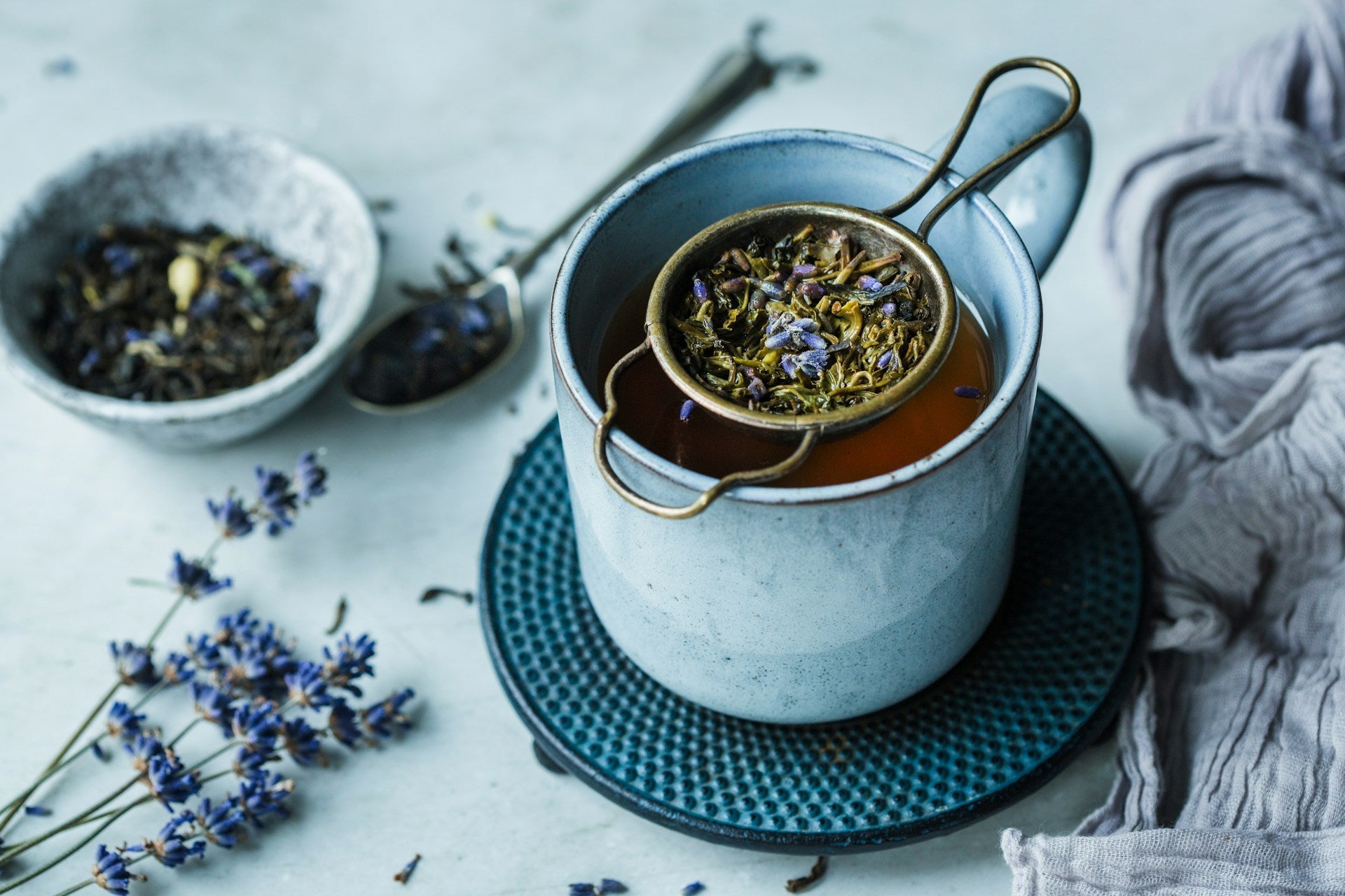Lavender Tea for Natural Evening Relaxation