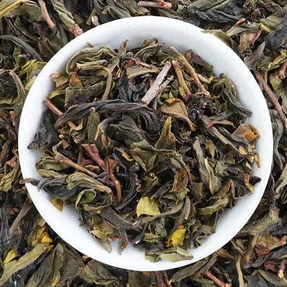 taiwan wenchan pouchong tea top view