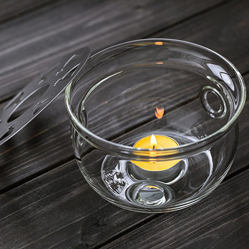 Windproof Tealight Teapot Heater - Teapot - accessory, Catch, Glass, Kogan, spo-default, spo-enabled - Tea Life™