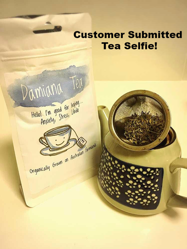 Damiana Tea - Herbal Tea - Anxiety and Stress, Caffeine Free, Catch, General Health, Kogan, Libido, spo-default, spo-disabled - Tea Life™