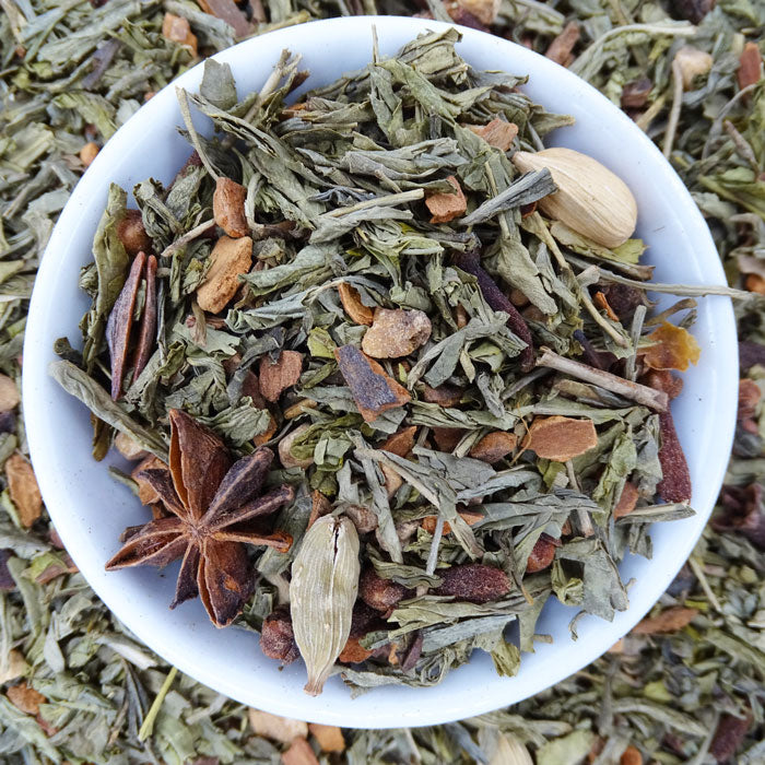 Decaffeinated Green Chai Dusk - Herbal Tea - Caffeine Free, Catch, decaf, Green Tea, Kogan, spo-default, spo-enabled - Tea Life™