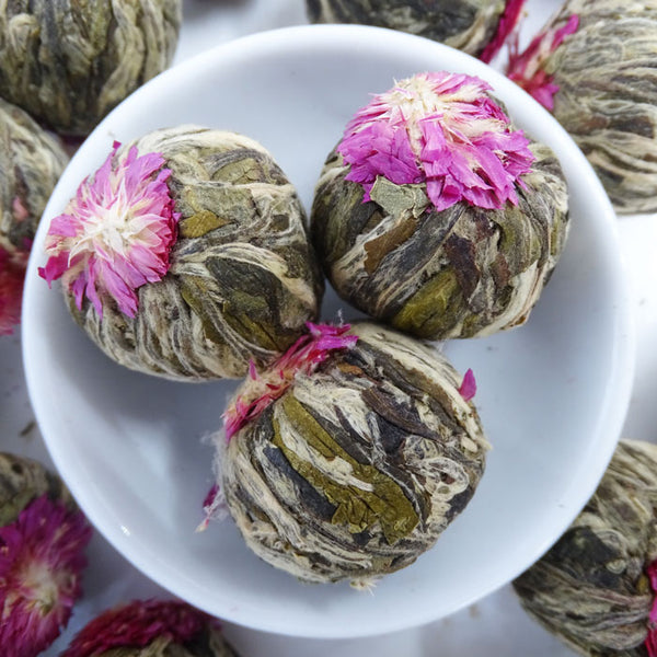 Rose Red Infused Blooming Flower Tea | Tea Life | Herbal Teas
